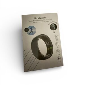 Brookstone Fitness Ring - Sleek Black Design